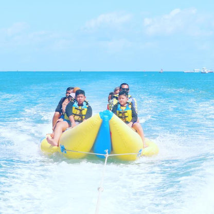 Nusa Dua Water Sports Extravaganza: Parasailing, Tubing, Banana Boat and Fly Fish Adventure