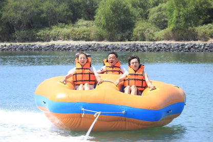 Nusa Dua Water Sports Extravaganza: Parasailing, Tubing, Banana Boat and Fly Fish Adventure