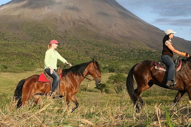 Private Arenal Volcano Horseback Adventure and Baldi Hot Springs Experience