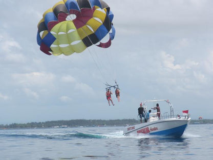 Nusa Dua Watersports Extravaganza: Parasailing, Tubing, and Diving Adventures