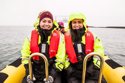 Downtown Reykjavik RIB Speedboat Tour: Whale and Puffin Watching Experience