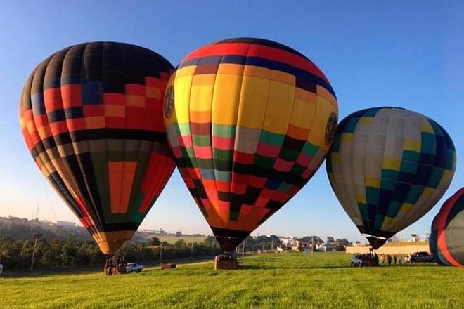 Boituva Full-Day Hot Air Balloon Adventure: Includes Transportation and Accommodation