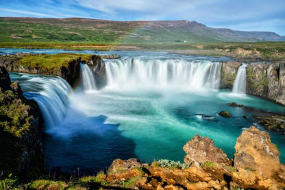 Explore Godafoss Waterfall and Myvatn Nature Baths: All-Inclusive Adventure