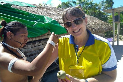 Private Itaguare Beach Tour and Indigenous Tribe Experience from Santos