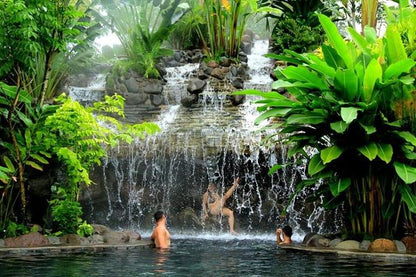 Arenal Volcano Adventure: Private Tour of Hanging Bridges and Baldi Hot Springs from San Jose