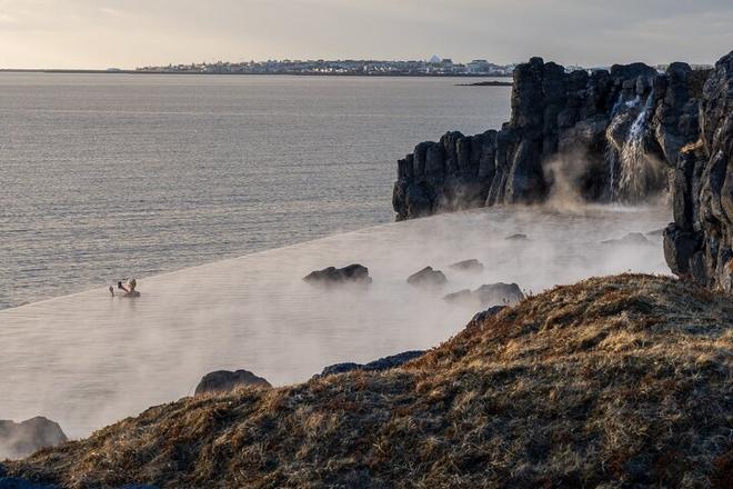 Explore the South Coast and Unwind at the Sky Lagoon: A Majestic Tour