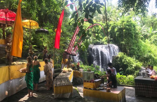 Beji Gria Waterfall Sacred Purification Bath Experience