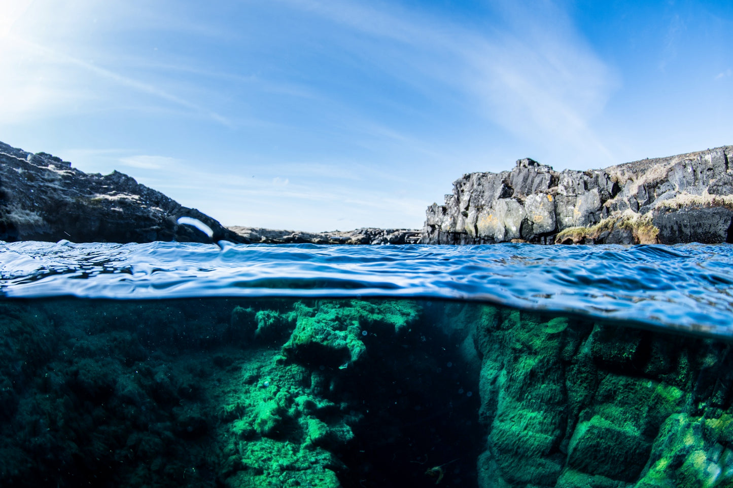 Ocean and Bjarnagjá Dive Adventure Combo