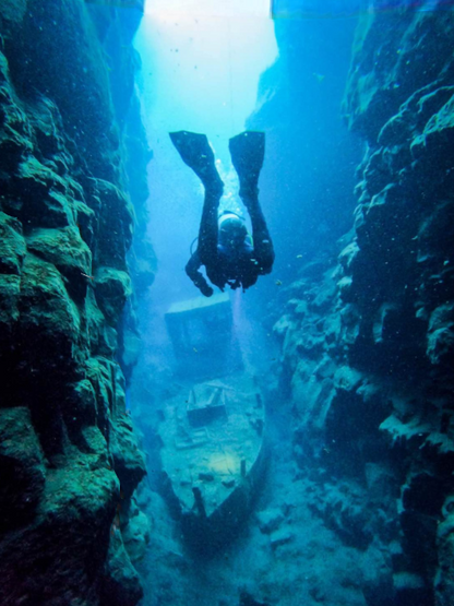 Ocean and Bjarnagjá Dive Adventure Combo