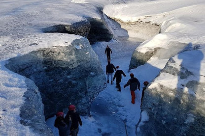 Guided Adventure through the Majestic Ice Caves